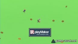 Make .io Hyper Casual Game with NO Coding in PlayMaker Unity