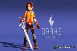 DRAKE - Stylized Action Adventure/RPG Character