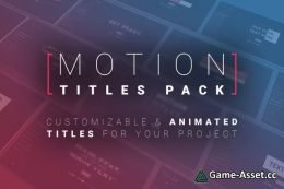 Motion Titles Pack