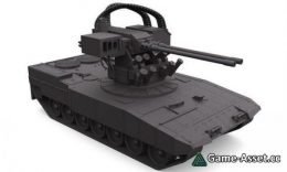 3D Model – BMPT Terminator tank