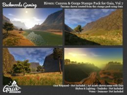 Gaia Stamps Pack Vol 08 - Canyon & Gorge