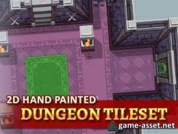 2D Hand Painted - Dungeon Tileset