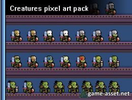 Creatures Pixel Art Pack
