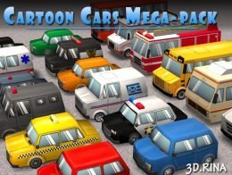 Cartoon Cars Mega-Pack