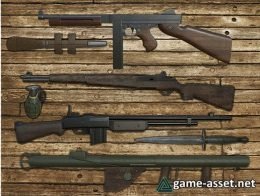 World War 2 Weapons Pack