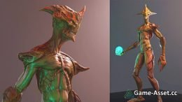 3D Game Character Creature – Full Complete Pipeline