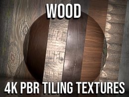 22 Wood 4K PBR Tiling Textures Collection v1.0