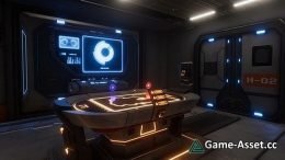Sci-Fi 3D Game Environment Design Modeling & Texturing