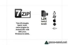 7Zip, lzma, LZ4, fastLZ, zip/gzip & brotli multiplatform plugins
