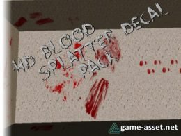HD Blood Splatter Decals