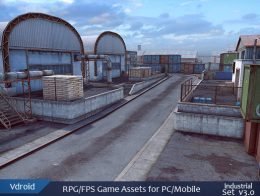 RPG/FPS Game Assets for PC/Mobile (Industrial Set v3.0)