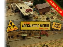 Top-Down Apocalyptic World Volume 1 - Town