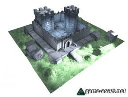 Cartoon Castle Building Kit