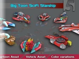 Big Toon SciFi Star Ships