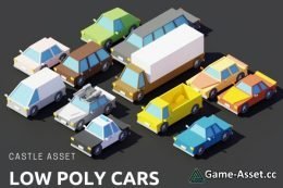 3D Low Poly Cars