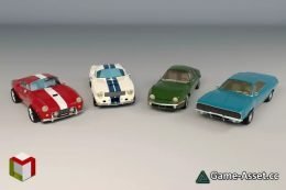 Low Poly Muscle Car Pack