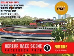 RaceTrack Pack 01.- HereVR Race Scene v1.06