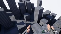 Virtual Reality Character Flying