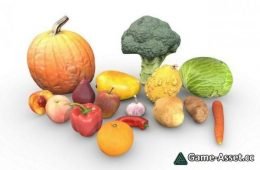 3D Model – Game Ready Fruit and Vegetable Asset Pack
