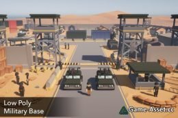 Low Poly Military Base