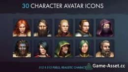 Character Avatar Icons - Fantasy