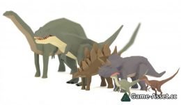 Animated Dinosaur 3D-Models Pack