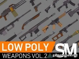 Low Poly Weapons VOL.2
