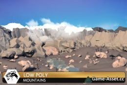 Low Poly - Mountains Environment