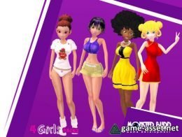 Four Cartoon Girls Volume 2