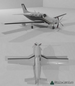 Plain Piper PA-46 3D Model