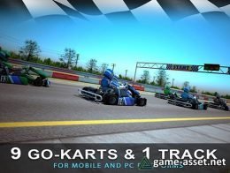 9 Go-Karts & 1 Race Track for Mobile Games