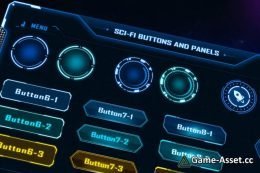Sci-Fi Buttons and Panels Pack