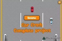 Car Crash Traffic Racer - 2D Car Hyper Casual Game