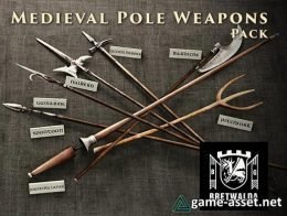 Medieval Pole Weapons Pack UE4