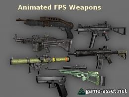 Animated FPS Weapons Pack (Part 1)