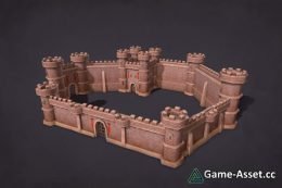 Medieval castle walls constructor