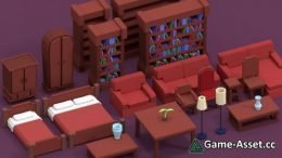 3D-Model - Furniture Pack Low-Poly