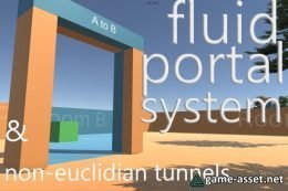 Fluid Portals System & Non-euclidian Tunnels