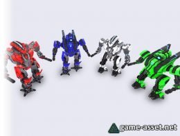 Low Poly Animated Robots