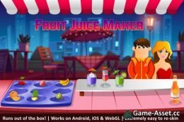 Fruit Juice Maker, Complete Time Management Game Kit