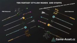Ten Stylish Staffs and Wands