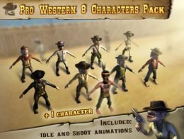 Pro Western 8 Characters Pack