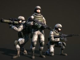 Low Poly Soldiers