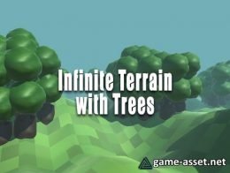 Infinite Terrain with Trees