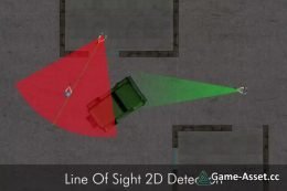 2D Line Of Sight Detection System