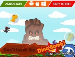 Don't Touch the Dino-Bomb! - Full Game Template