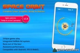 Space Orbit (Addictive dodge & survive game template)