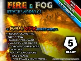 FIRE & FOG MEGABundle 01 (634+ VFX)