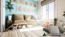 Couples Apartment Interior Interactive – Unreal Engine 4