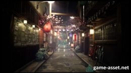 A Japanese alley environment pack